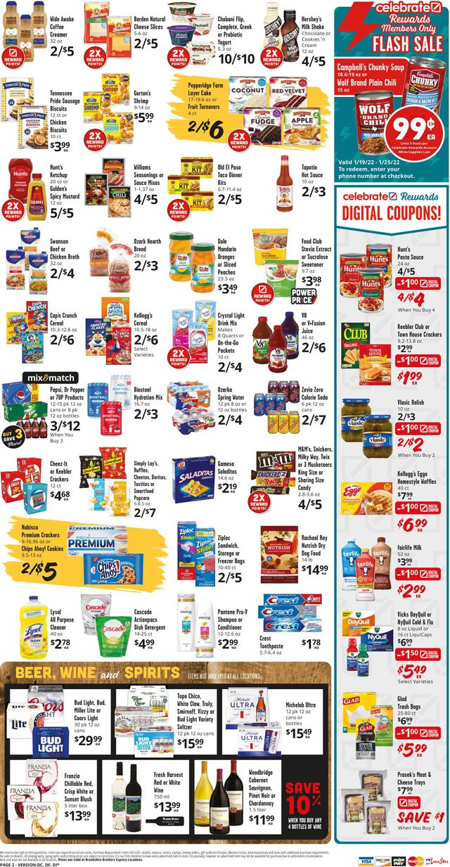Brookshire Brothers Ad from 01/19/2022