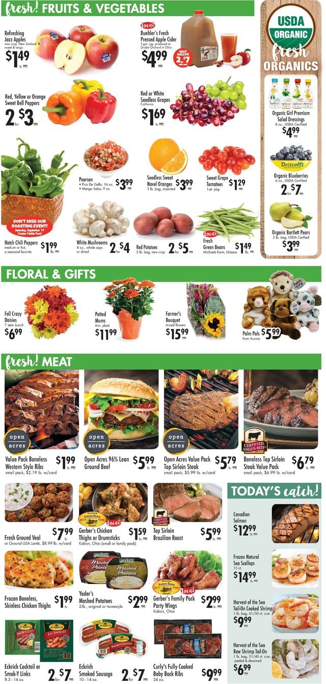 Buehler's Fresh Foods Ad from 09/16/2020