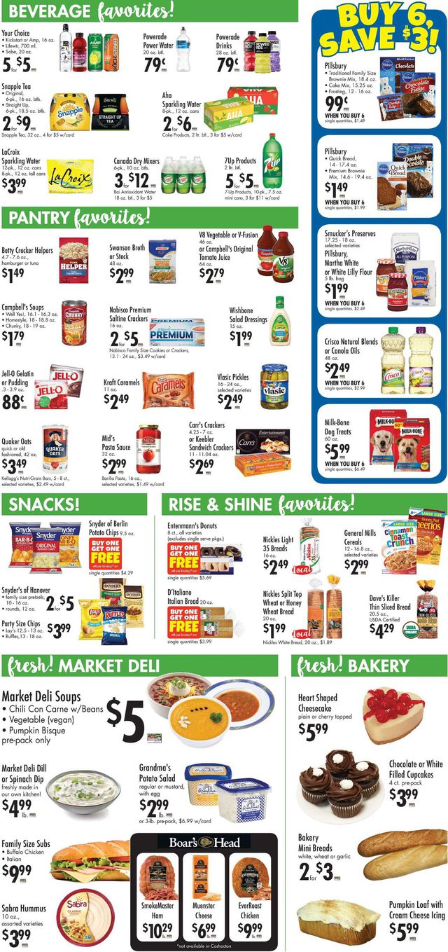 Buehler's Fresh Foods Ad from 10/14/2020