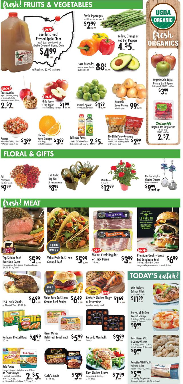 Buehler's Fresh Foods Ad from 10/21/2020