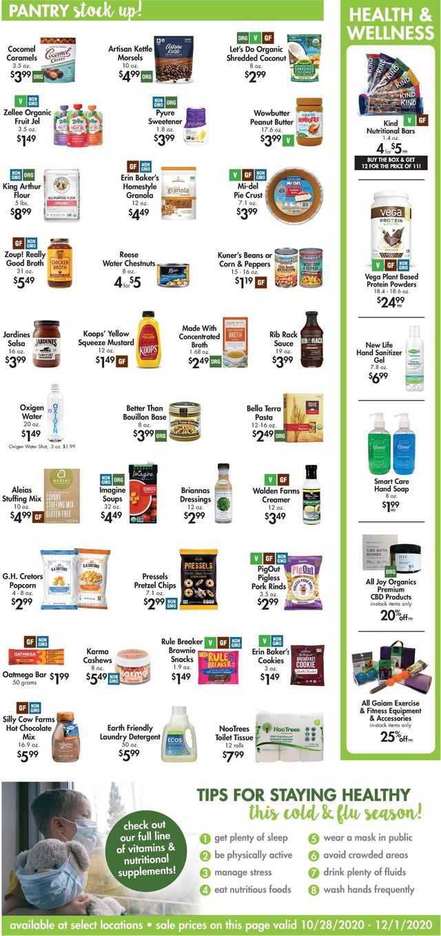 Buehler's Fresh Foods Ad from 10/28/2020
