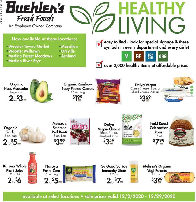 Buehler's Fresh Foods Ad from 12/02/2020