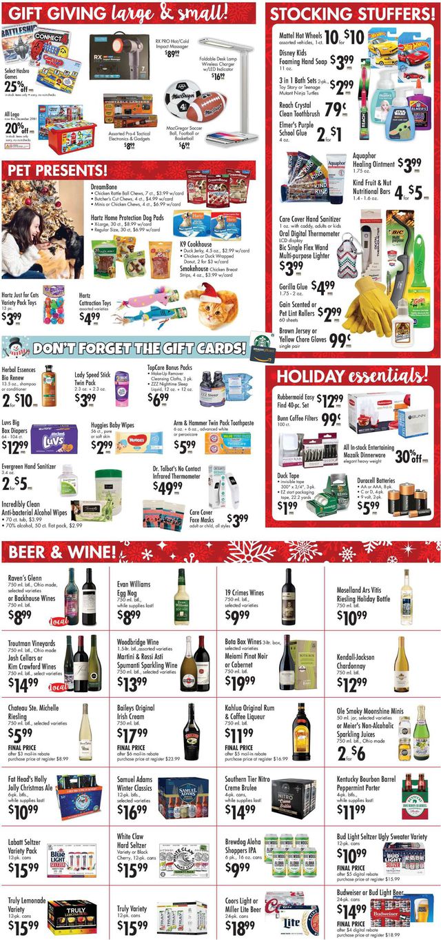 Buehler's Fresh Foods Ad from 12/16/2020