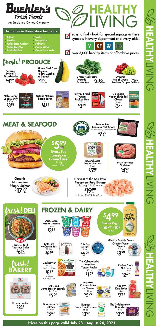 Buehler's Fresh Foods Ad from 07/28/2021