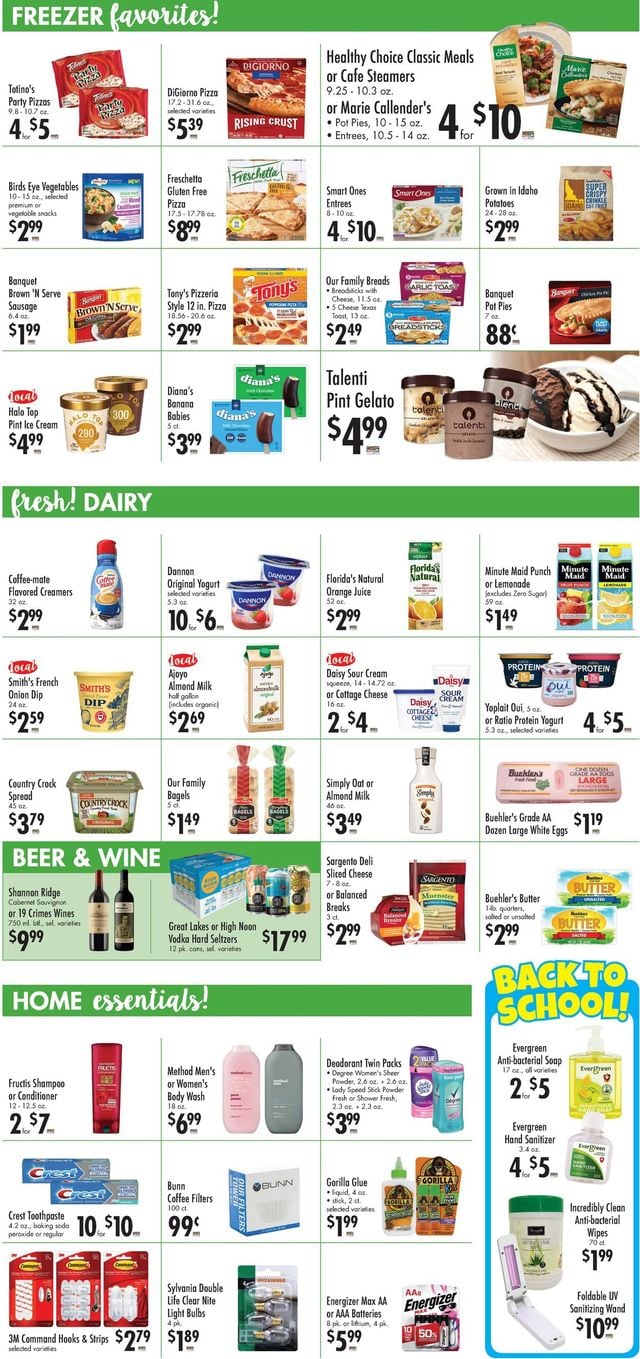 Buehler's Fresh Foods Ad from 08/04/2021