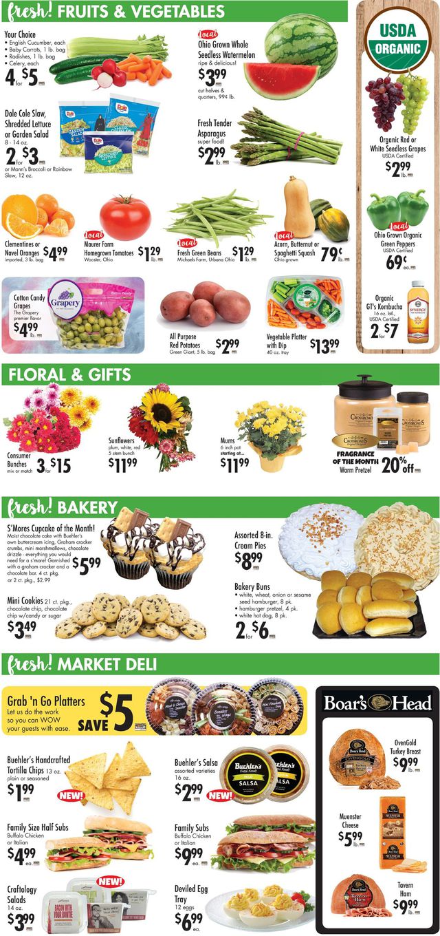 Buehler's Fresh Foods Ad from 09/01/2021