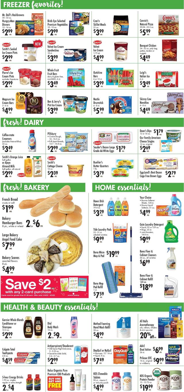 Buehler's Fresh Foods Ad from 03/30/2022