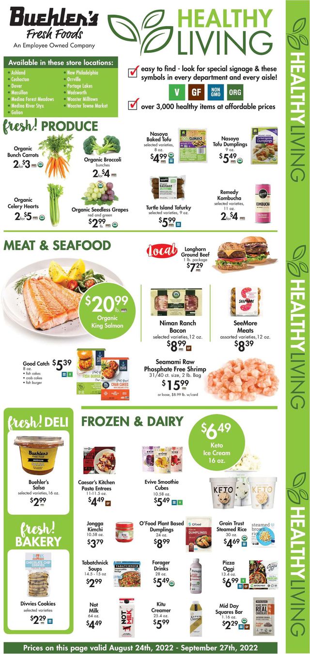 Buehler's Fresh Foods Ad from 08/24/2022