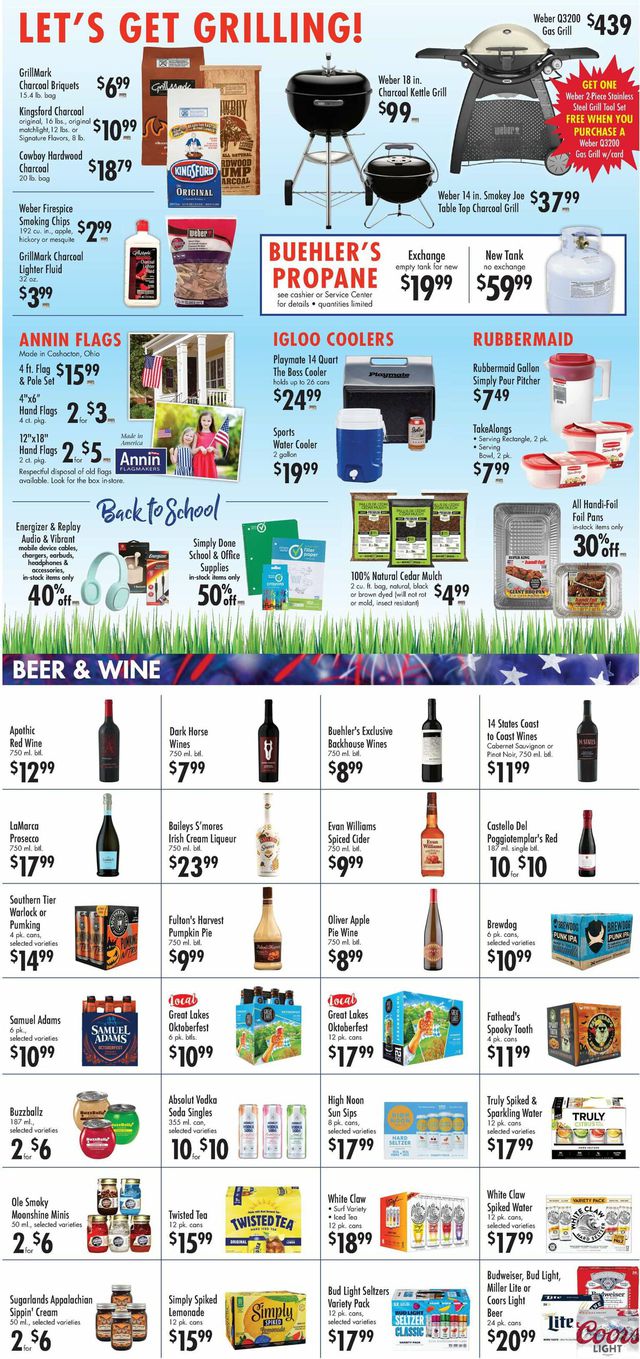 Buehler's Fresh Foods Ad from 08/31/2022