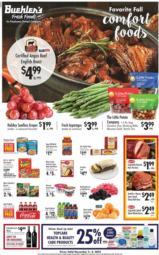 Buehler's Fresh Foods Ad from 11/02/2022