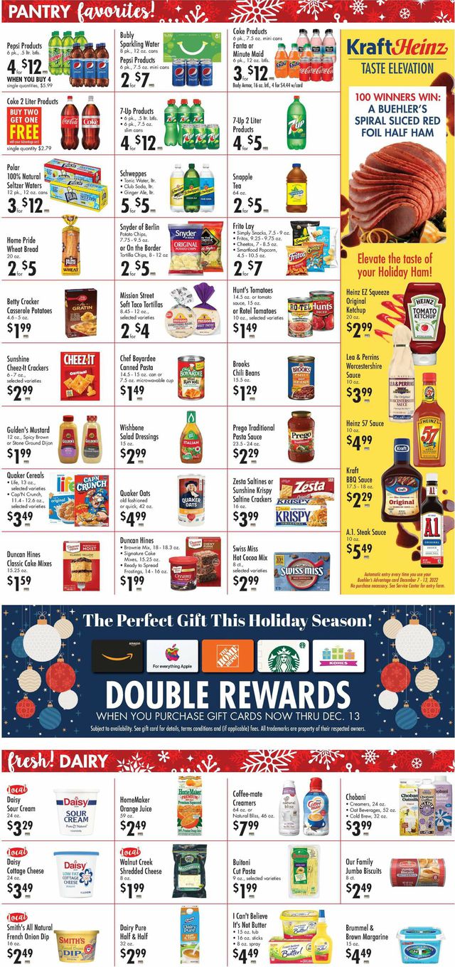 Buehler's Fresh Foods Ad from 12/07/2022