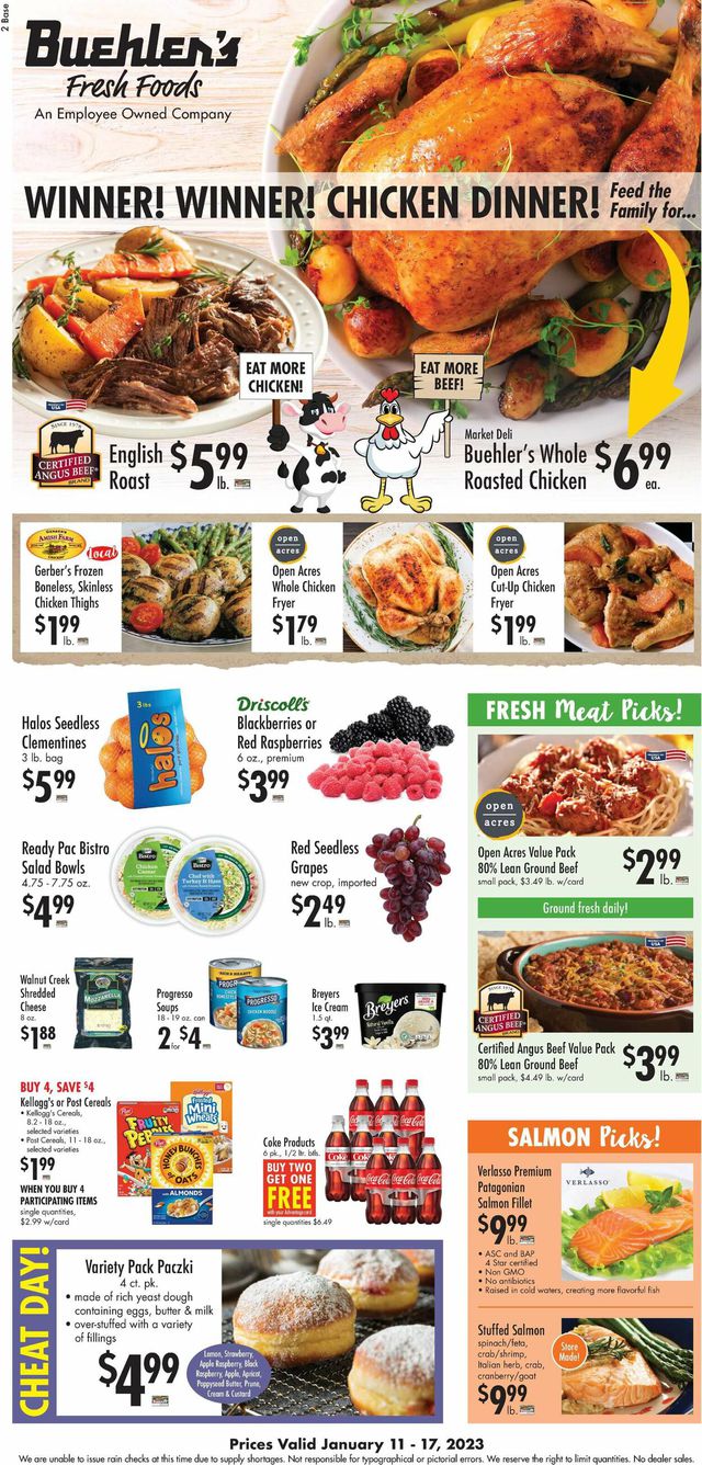 Buehler's Fresh Foods Ad from 01/11/2023