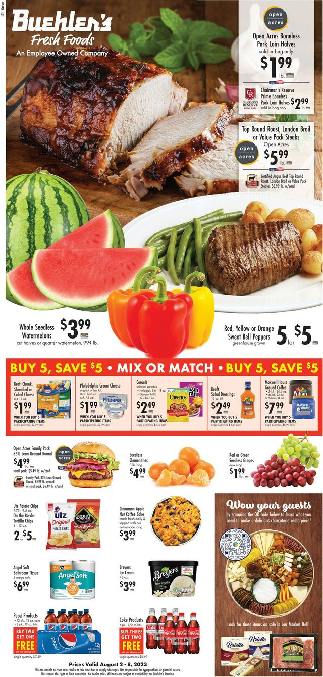 Buehler's Fresh Foods Ad from 08/02/2023