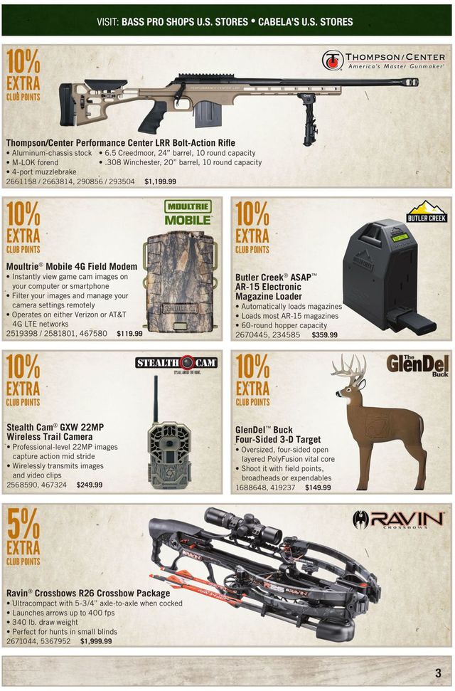 Cabela's Ad from 06/01/2019