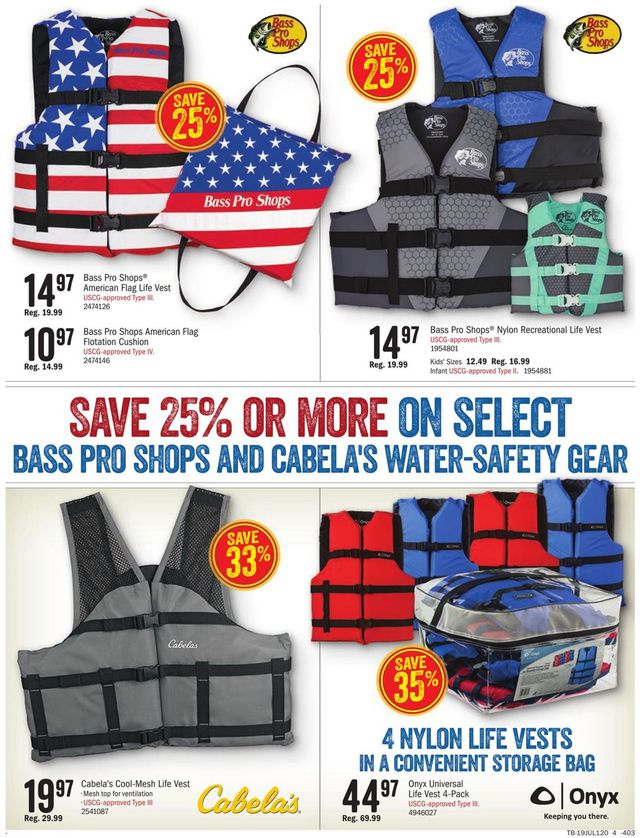 Cabela's Ad from 06/14/2019