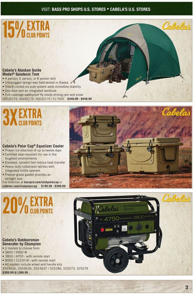 Cabela's Ad from 04/01/2020