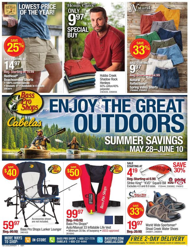 Cabela's Ad from 05/28/2020