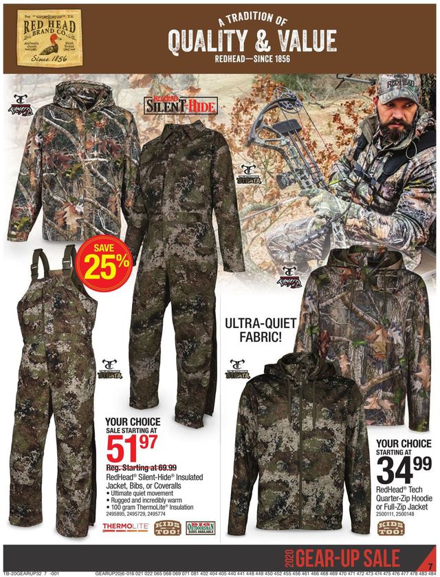 Cabela's Ad from 09/10/2020