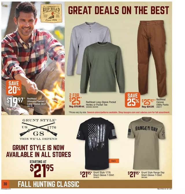 Cabela's Ad from 08/19/2021