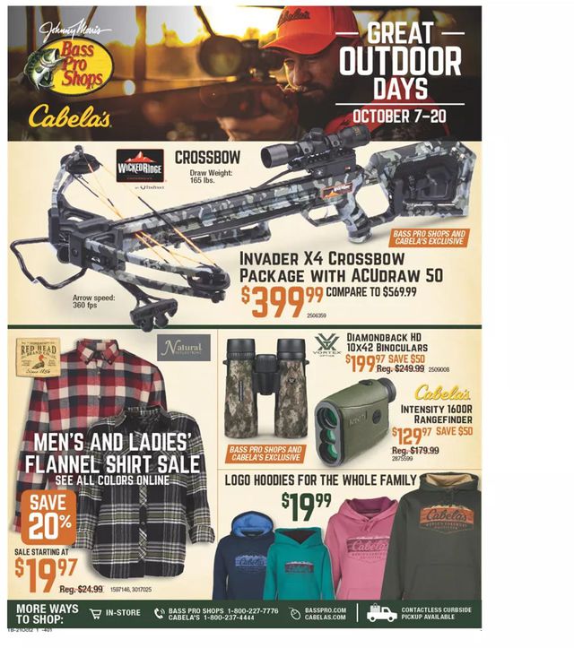 Cabela's Ad from 10/07/2021
