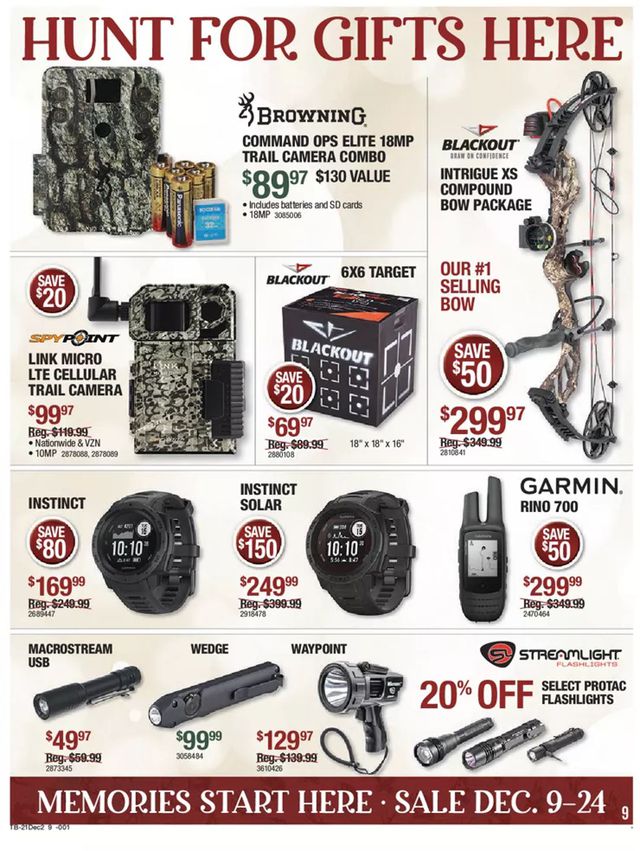 Cabela's Ad from 12/09/2021