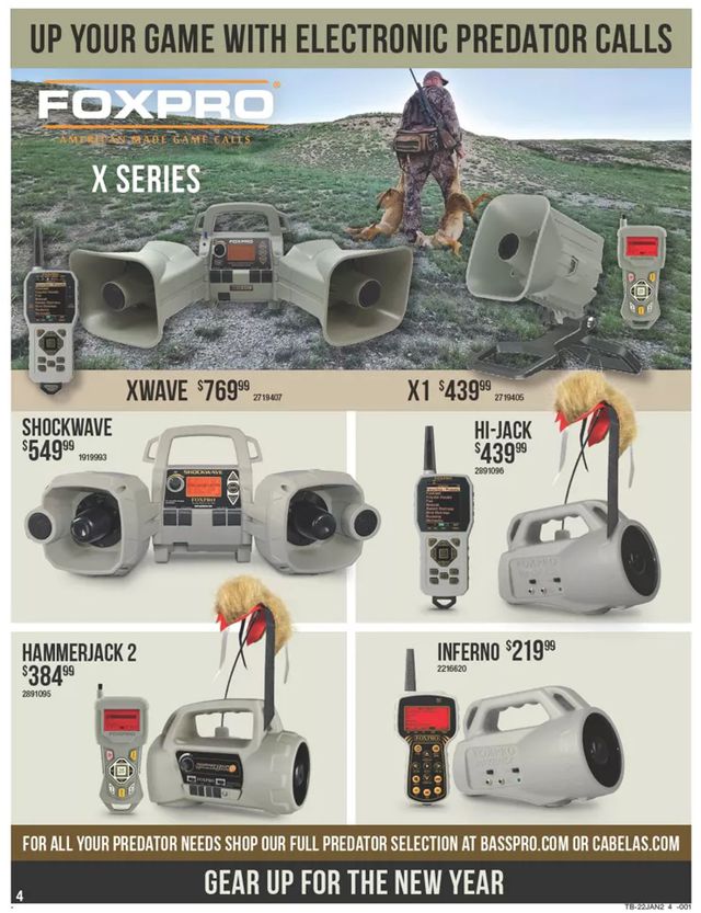 Cabela's Ad from 01/06/2022