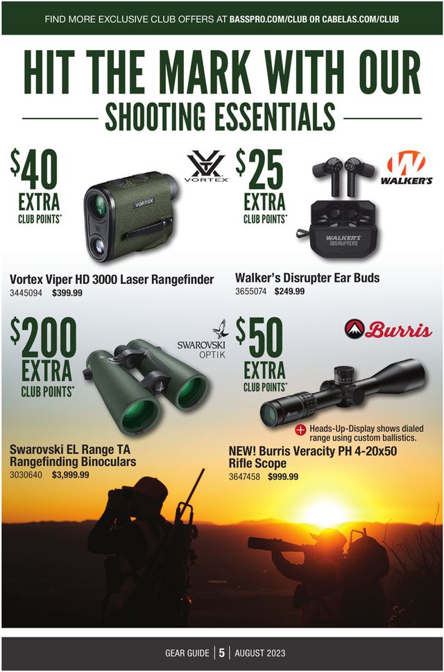 Cabela's Ad from 08/01/2023