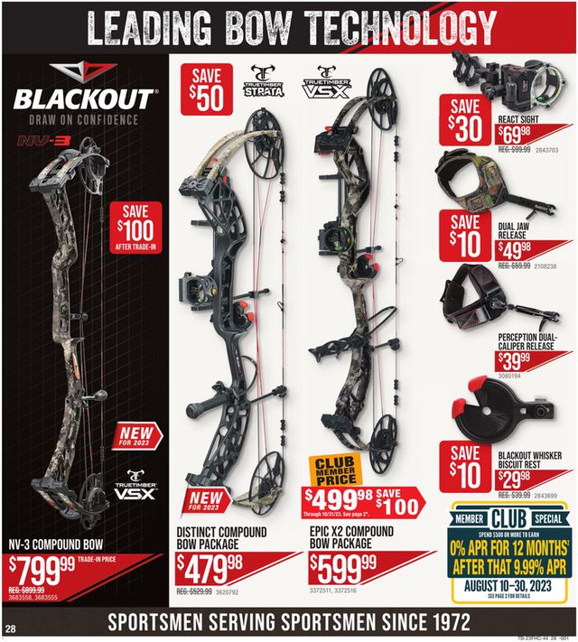 Cabela's Ad from 08/10/2023