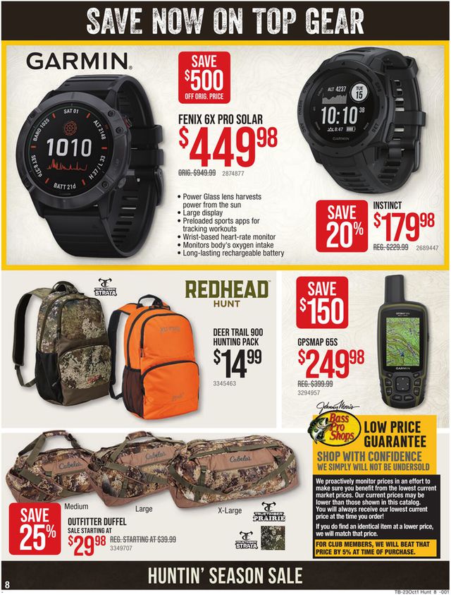 Cabela's Ad from 09/01/2023