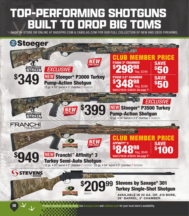 Cabela's Ad from 02/21/2024