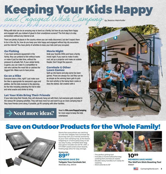 Camping World Ad from 11/01/2020