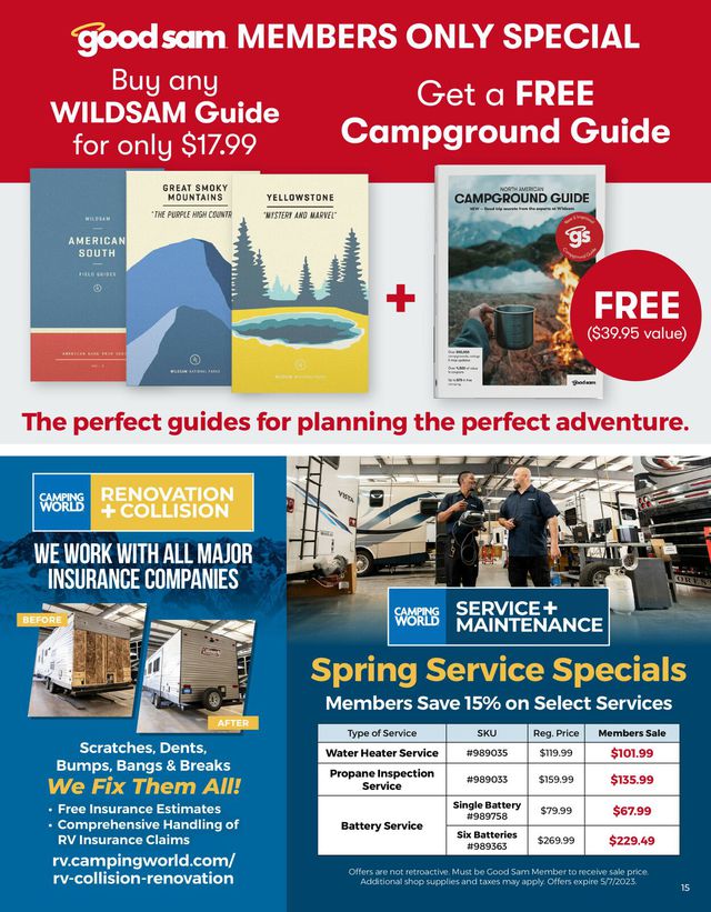 Camping World Ad from 04/13/2023