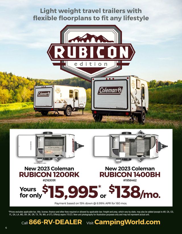 Camping World Ad from 06/15/2023