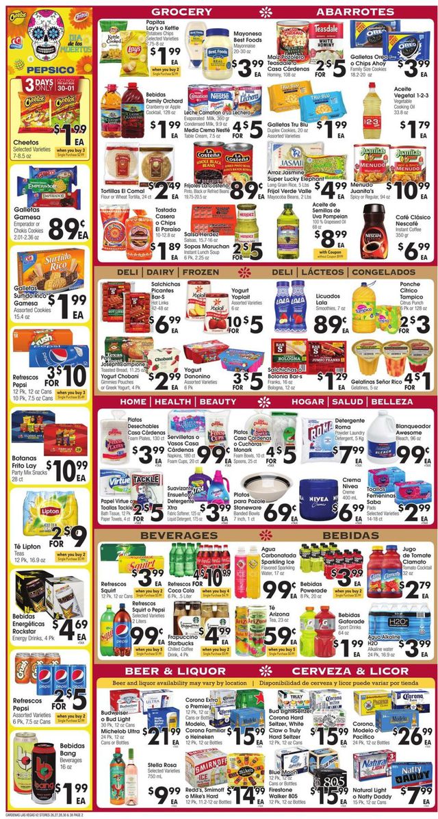Cardenas Ad from 10/28/2020