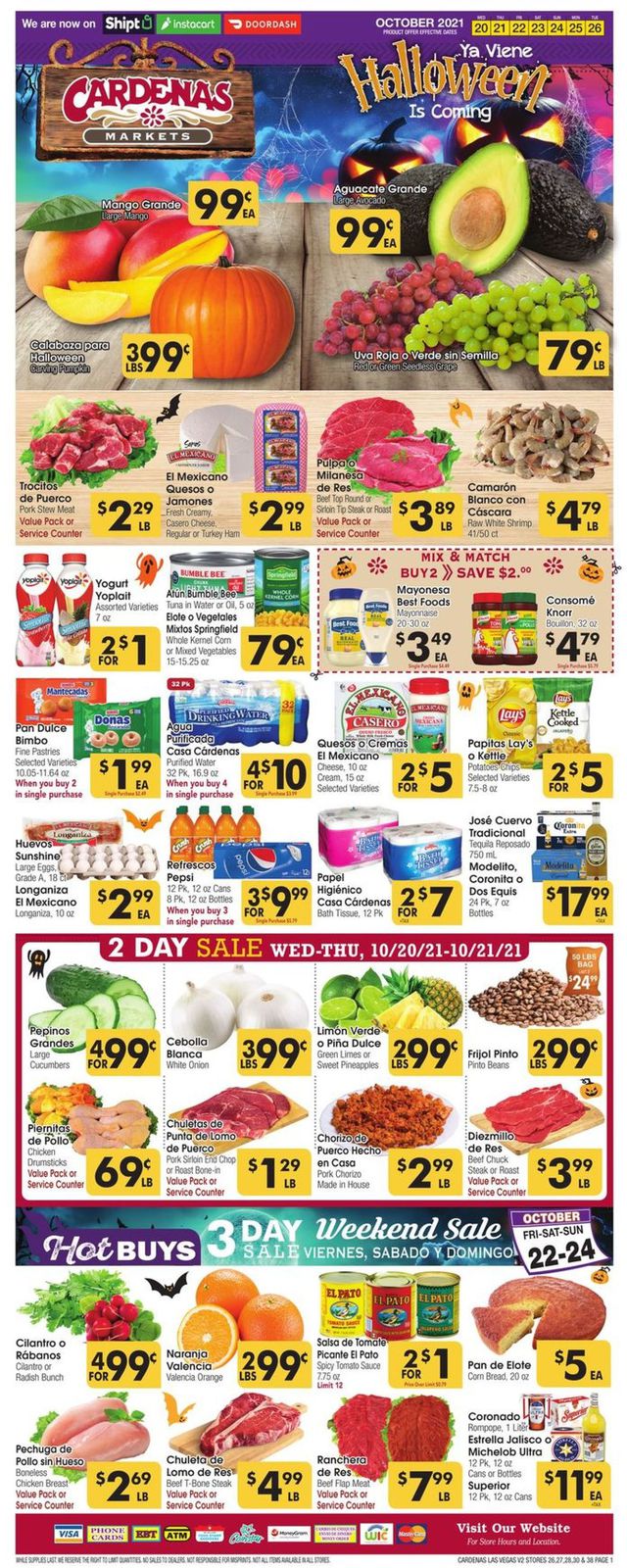 Cardenas Ad from 10/20/2021