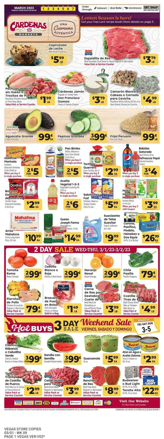 Cardenas Ad from 03/01/2023
