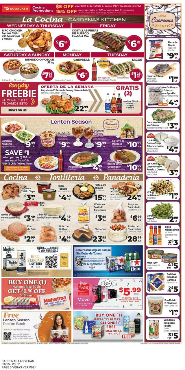 Cardenas Ad from 03/15/2023
