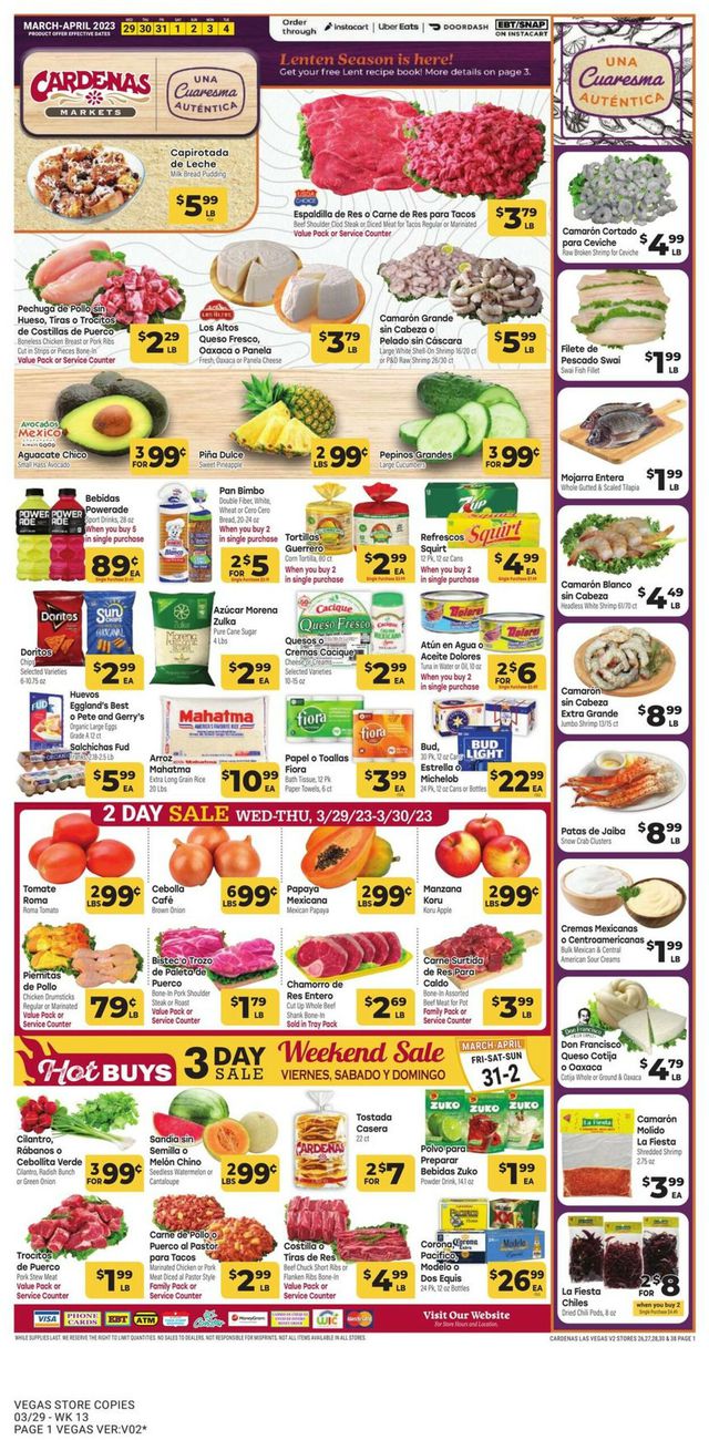 Cardenas Ad from 03/29/2023