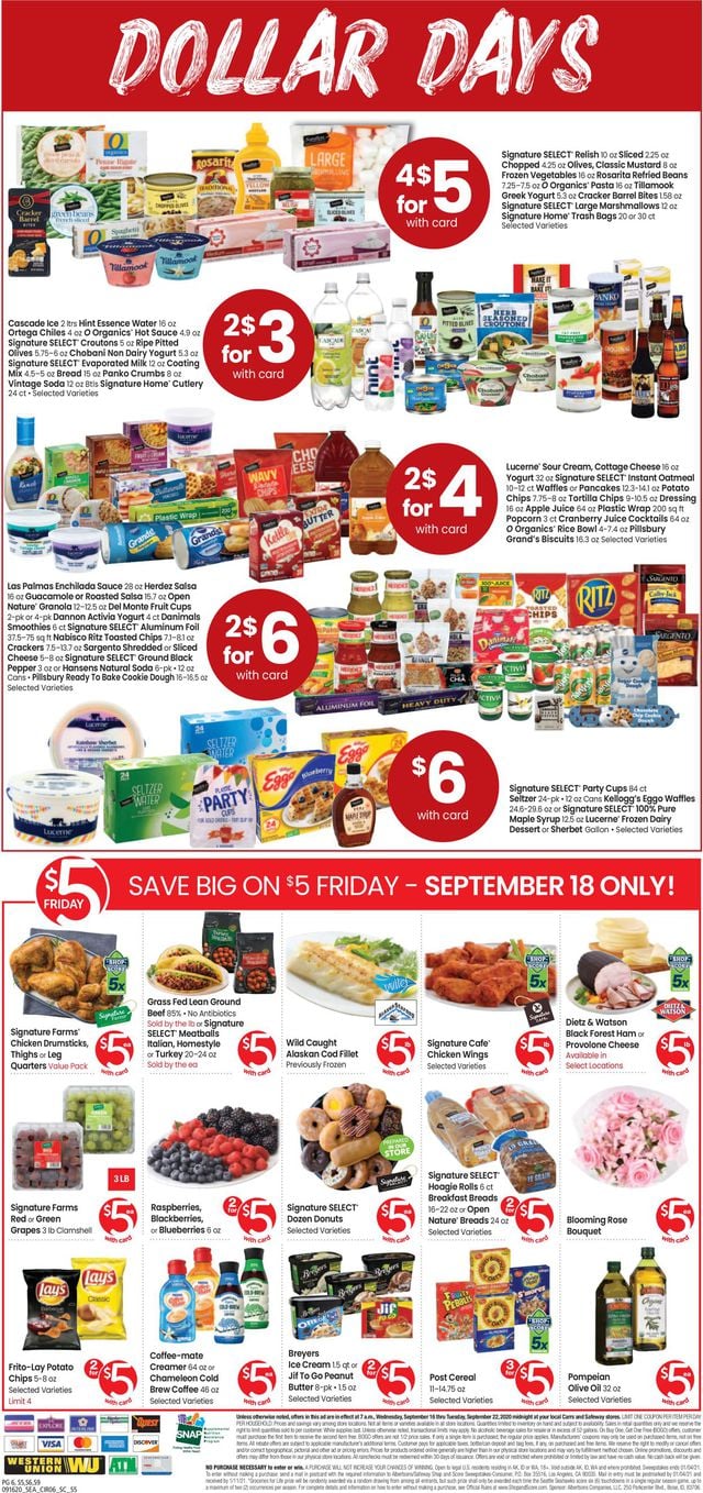 Carrs Ad from 09/16/2020