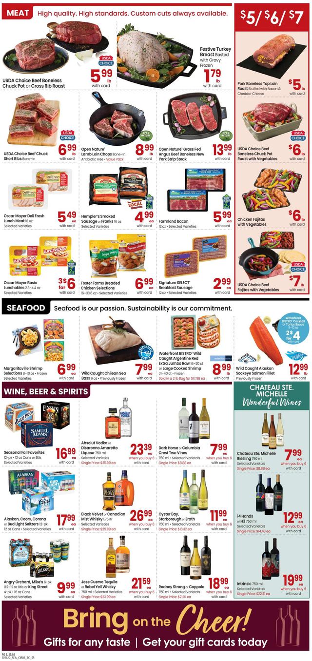 Carrs Ad from 10/14/2020