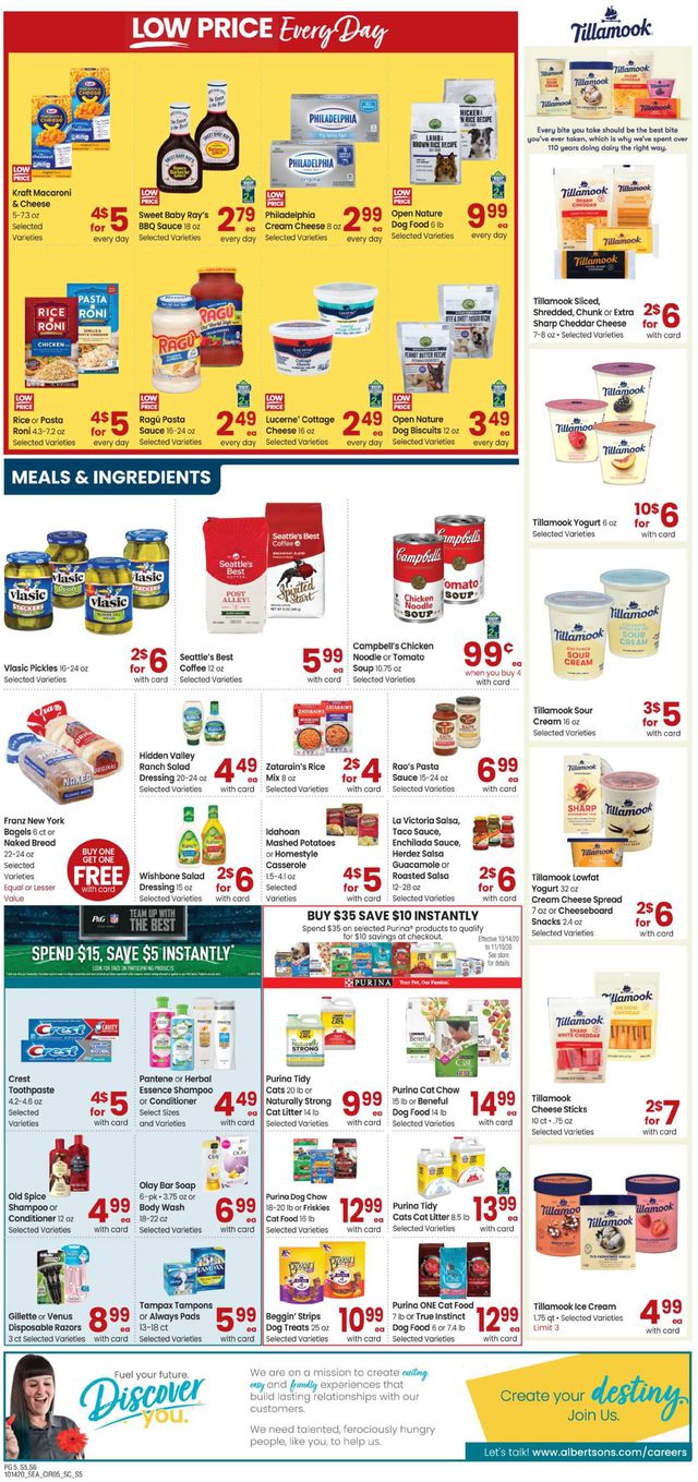 Carrs Ad from 10/14/2020