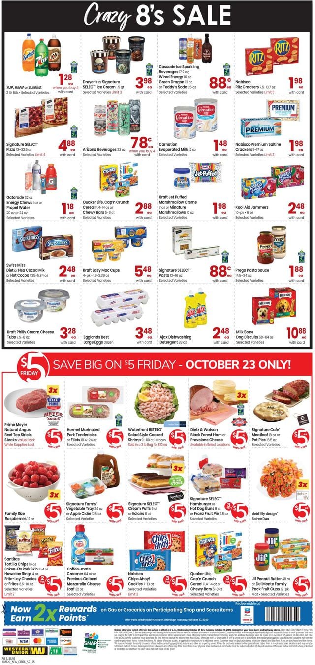 Carrs Ad from 10/18/2020