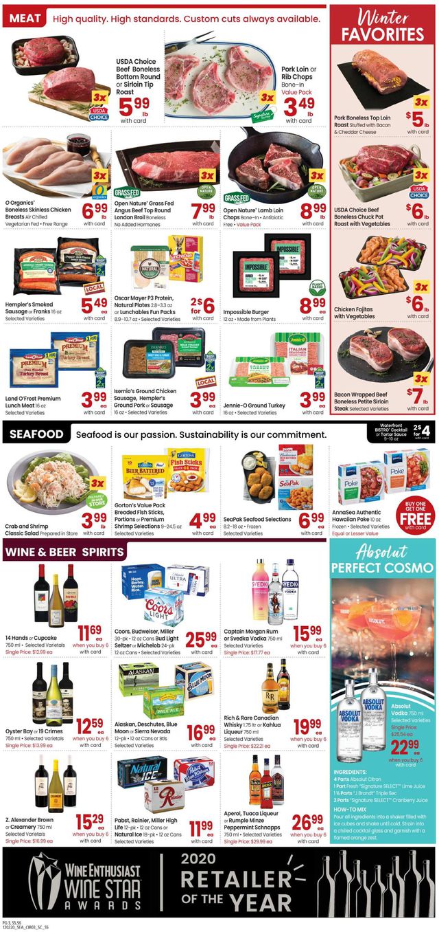 Carrs Ad from 12/02/2020