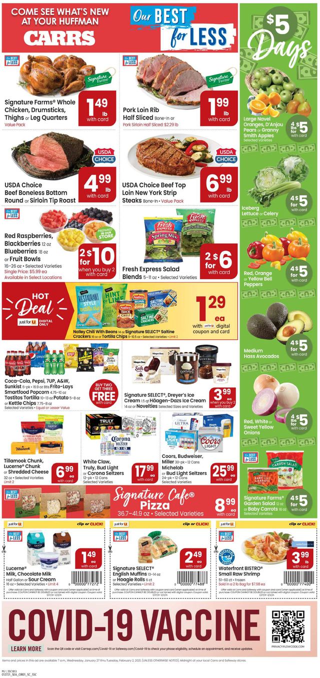 Carrs Ad from 01/27/2021