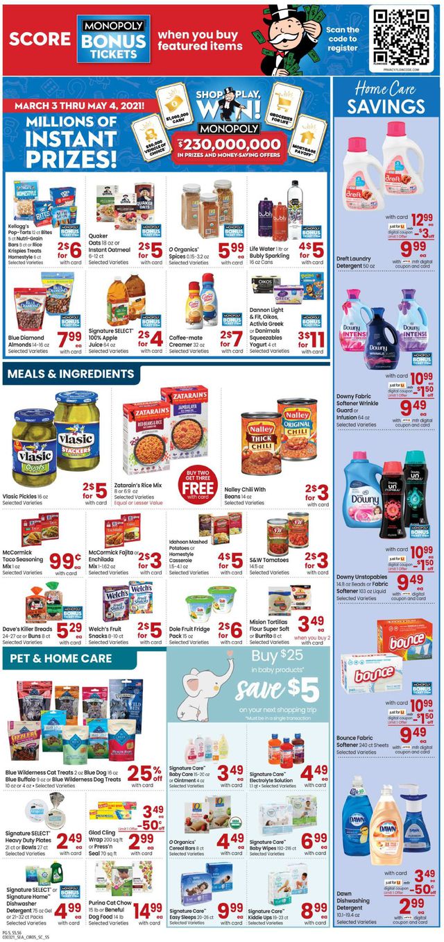 Carrs Ad from 03/03/2021