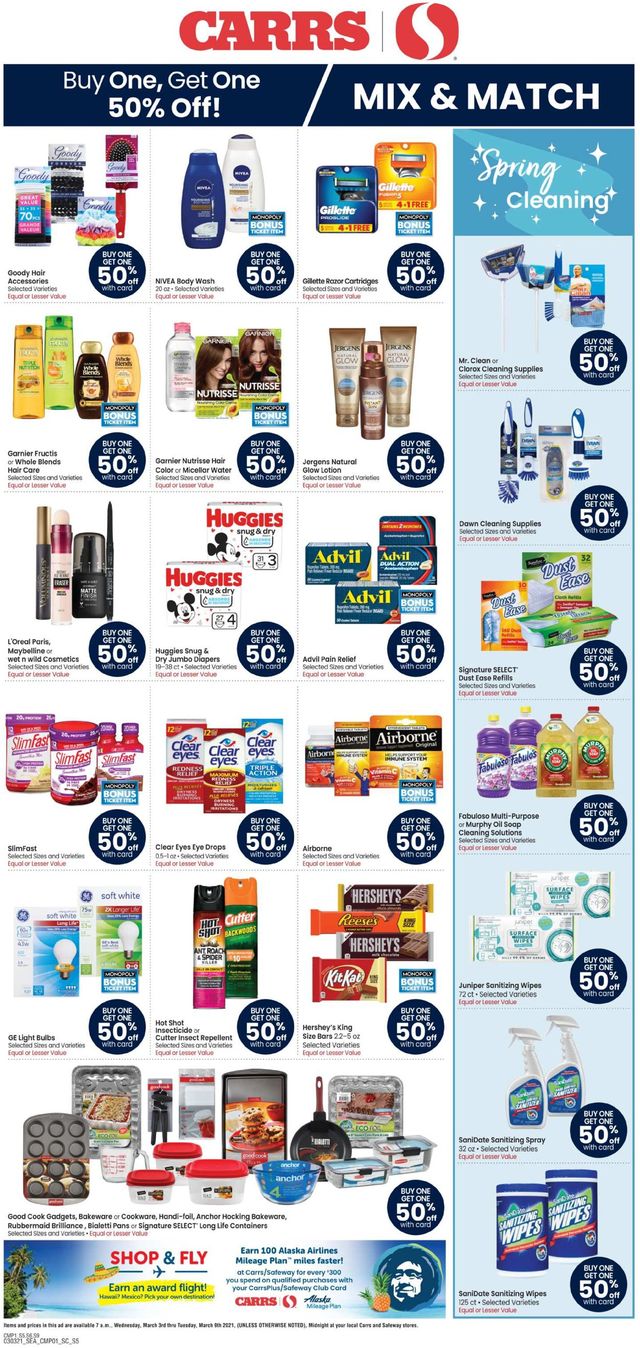 Carrs Ad from 03/03/2021