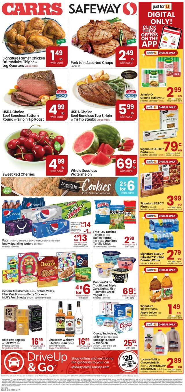 Carrs Ad from 05/12/2021