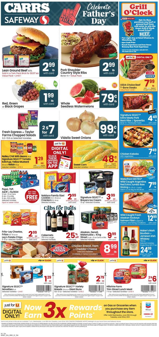 Carrs Ad from 06/16/2021