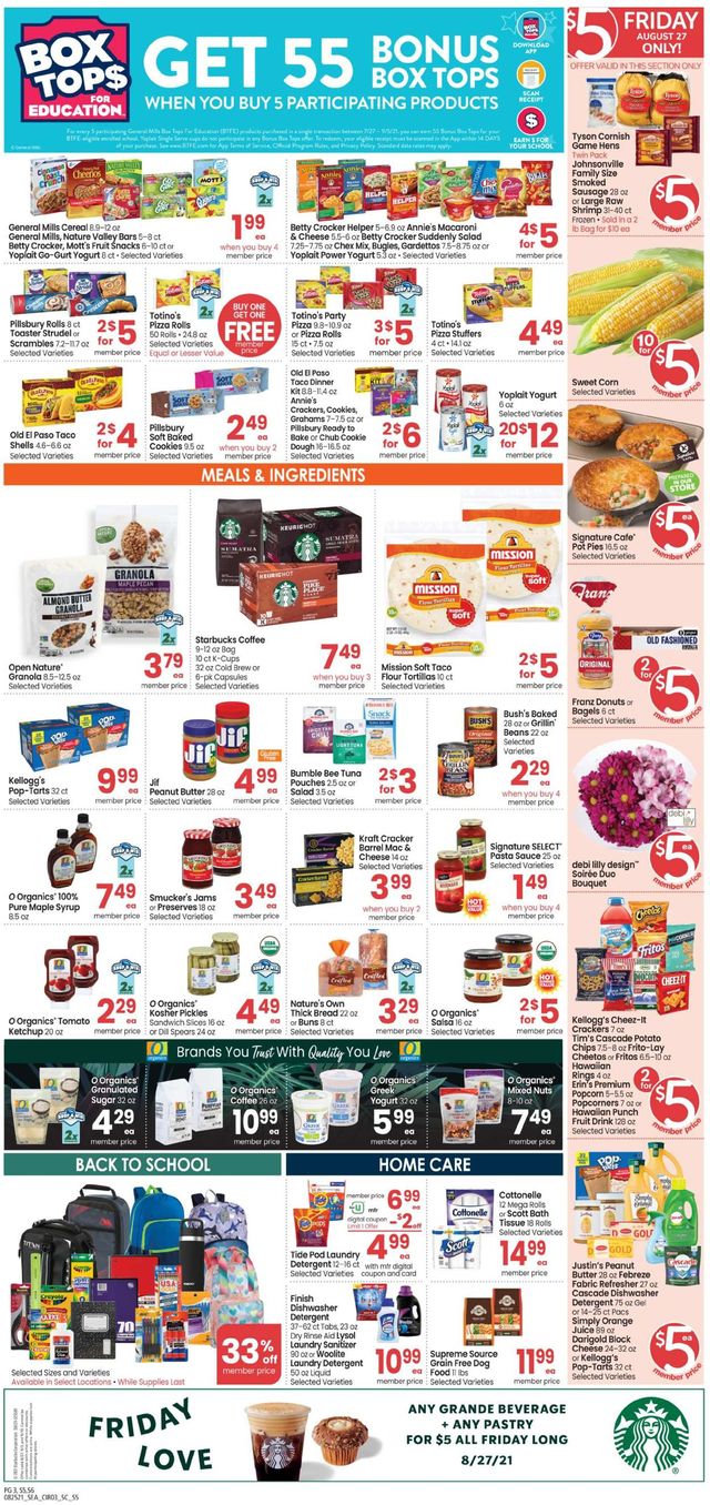 Carrs Ad from 08/25/2021