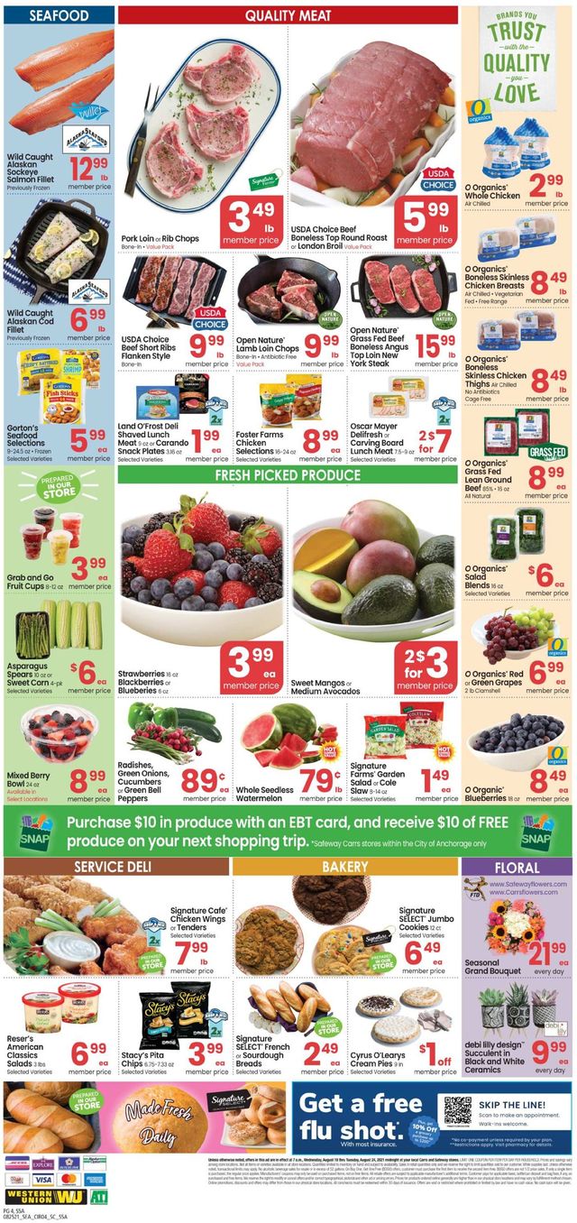 Carrs Ad from 08/25/2021